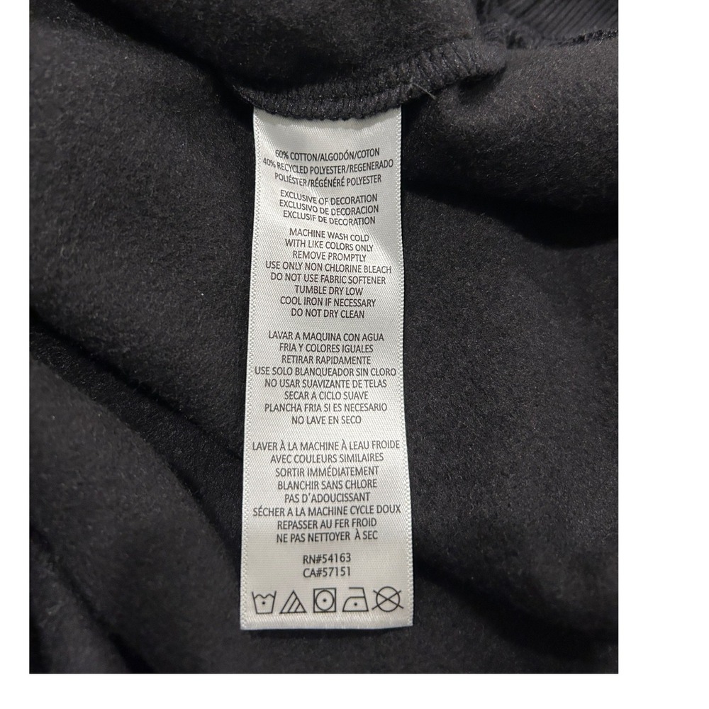 Calvin Klein Performance Womens Black Logo Crewneck Sweatshirt Pullover Top XXL - Picture 8 of 8